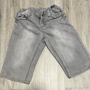 Kids Gray Denim Shorts